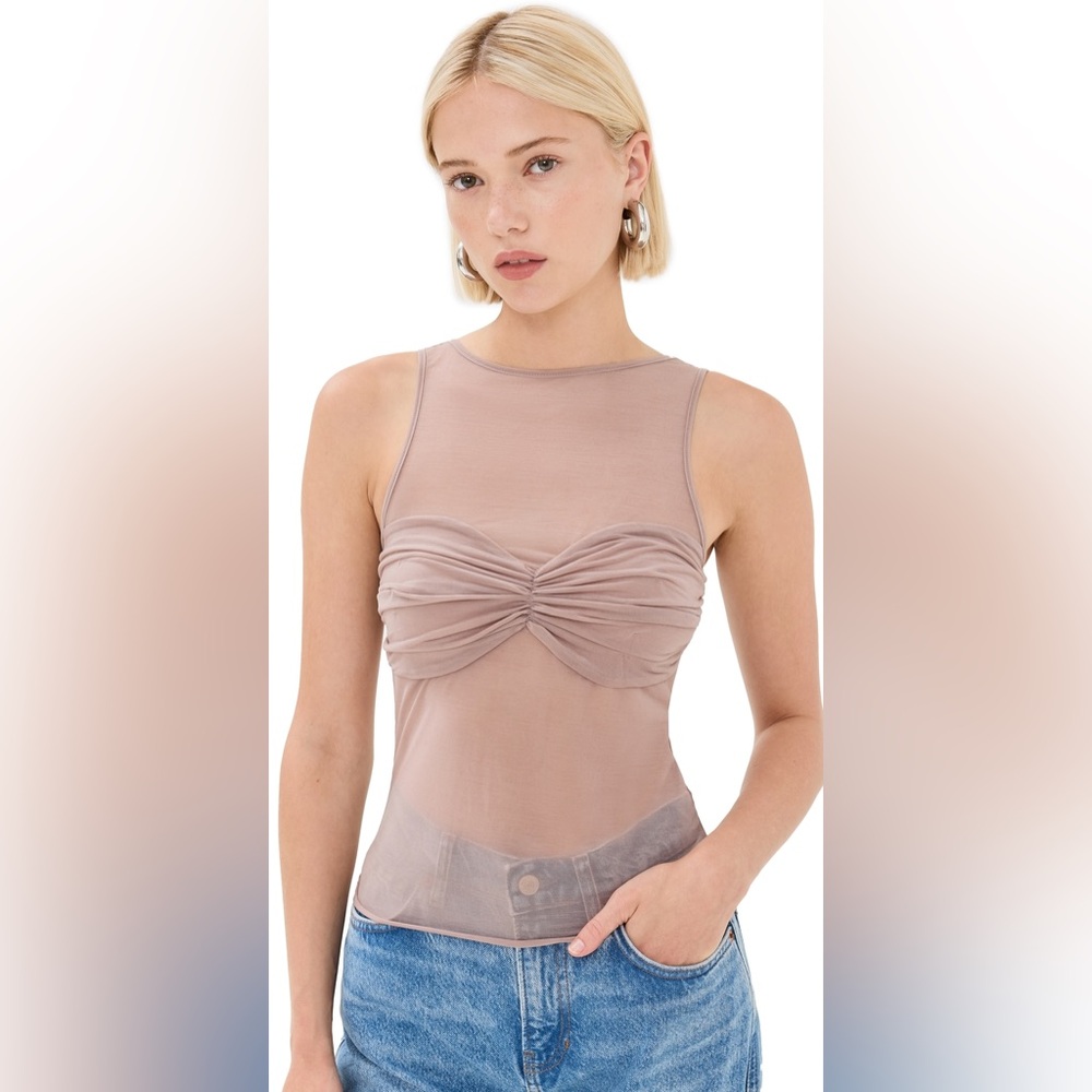 Reformation Rose top in Shiitake - size s - Picture 4 of 6